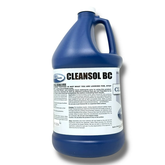 Eaco Chem - Cleansol BC - Remove Deep Staining from Painted Metal, Wood, Vinyl + More! ( 1 Gallon )