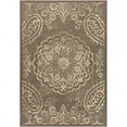 thumbnail image 1 of Eagean EAG-2362 8'10" x 12' Rug in Dark Brown and Wheat, 1 of 6