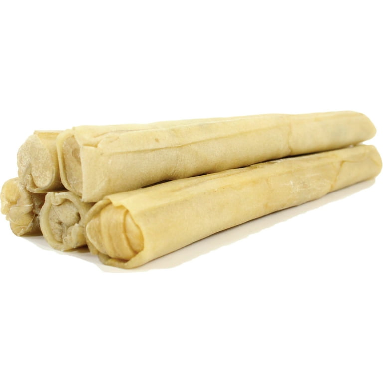 Compressed top rawhide chews