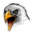 thumbnail image 1 of Eagle - 12" Vinyl Sticker Waterproof Decal, 1 of 1