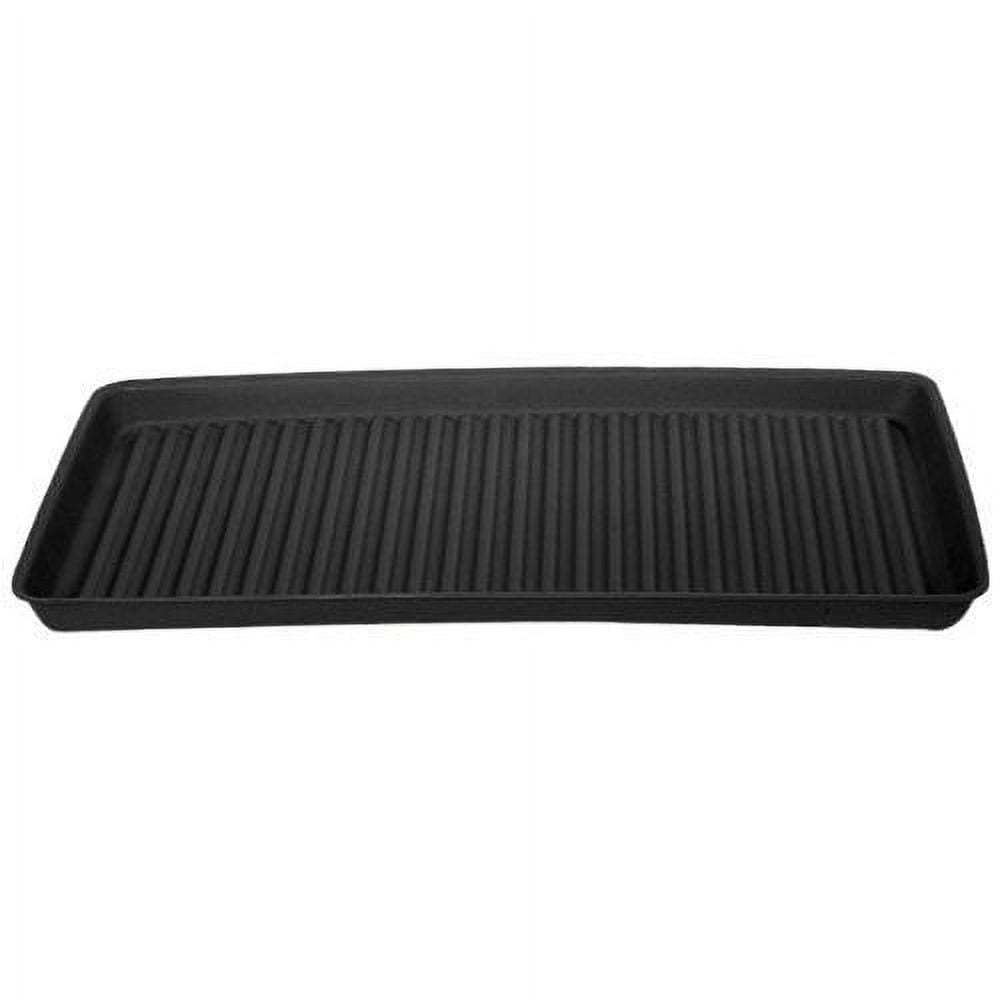 Eagle 1677B Spill Containment Black Utility Tray, 36"L x 18"W x 2"H