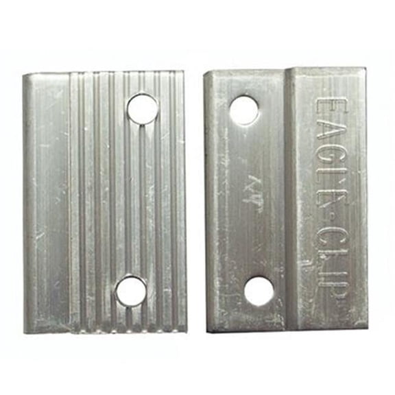 Eagle 2 in. Z Clip Hanger with Holes - Aluminum