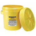 thumbnail image 1 of Eagle Mfg 20 gal Open Head Salvage Drum, Polyethylene, Unlined, Yellow 1650, 1 of 2