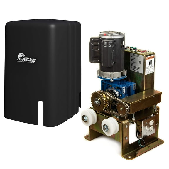 Eagle-2000-FR-1HP Slide Gate Operator 45' & 2000 lbs Gate Capacity + 2 Remotes, Receiver and EG111 Monitored Photo Eye