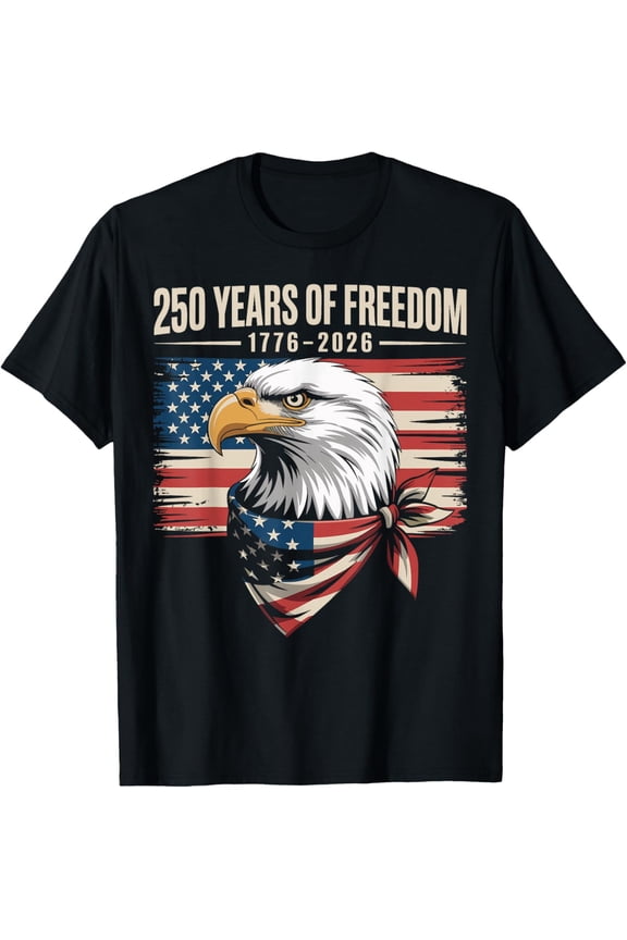 Eagle 250th Anniversary 1776–2026, Independence Day Mens T-Shirt
