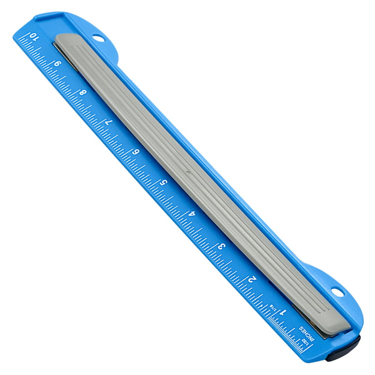 Pen + Gear 3-Hole Notebook Punch with Ruler, Clear, 3 Sheet Capacity Binder  Insert Strips. 578380149, 0.44, 2.28, 11.7 