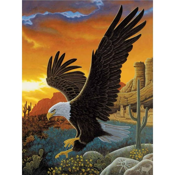 Eagle - 3D Lenticular Poster - 12x16 Print