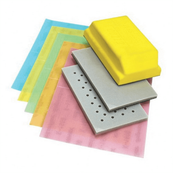 Eagle Abrasives, Inc. KOVAX Super Assilex SP19115 28-Piece Finishing Starter Kit, 130 mm W x 170 mm L Sheet, Super-Tack Attachment