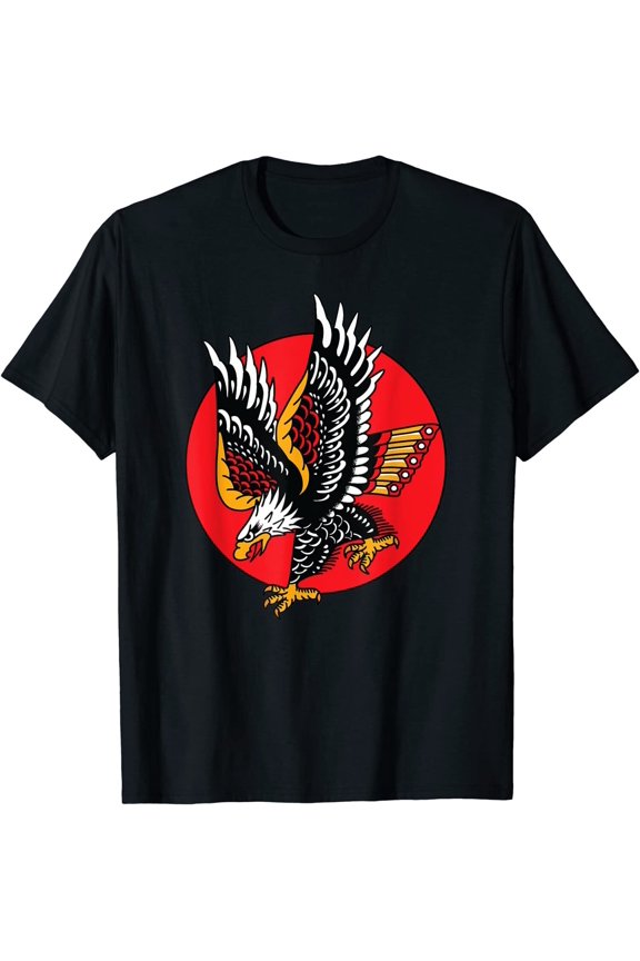 Eagle American Traditional Tattoo Ink Old Schools Flash Inked Shirt