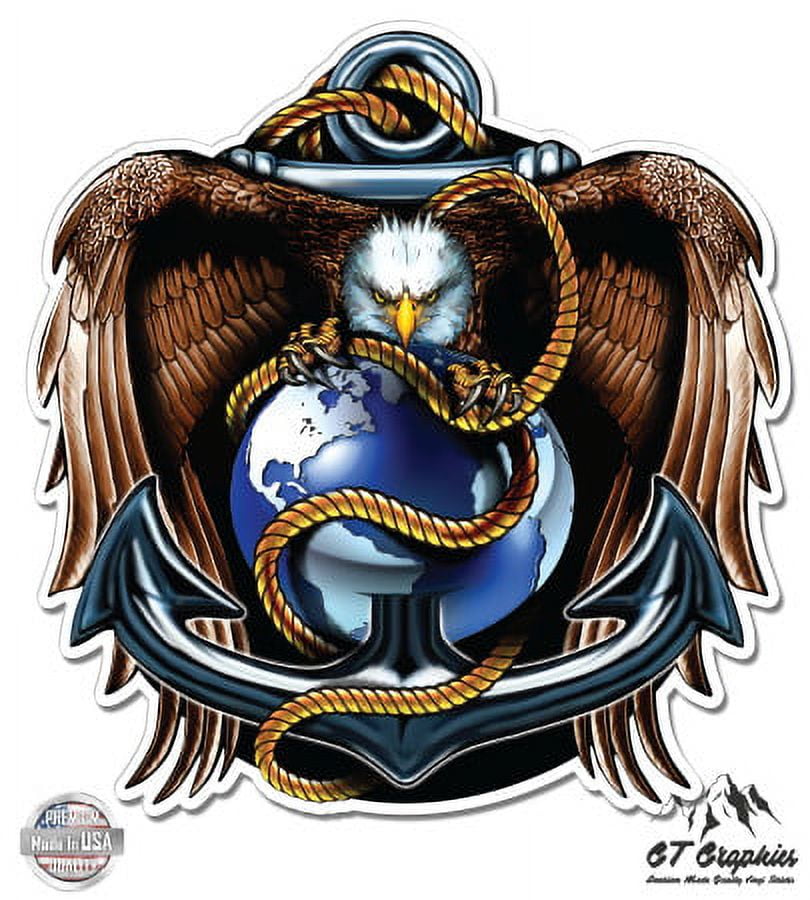 Eagle Anchor US Navy Military - 12