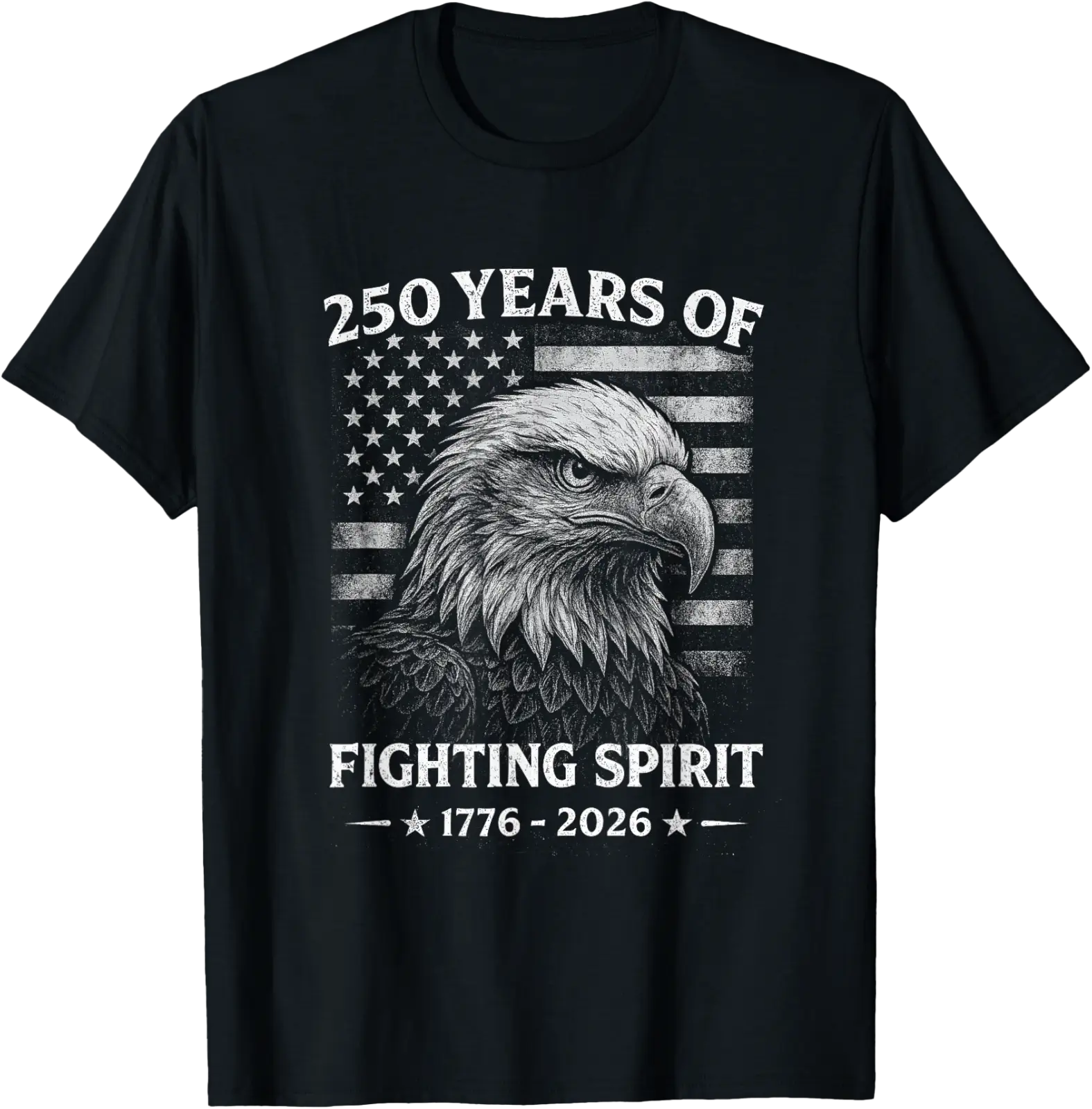 Eagle And American Flag 250 Years Of Fighting Spirit Creative Style For ...