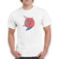 thumbnail image 1 of Eagle And Surfboard Art T-Shirt Men -Image by Shutterstock, Male Small, 1 of 4