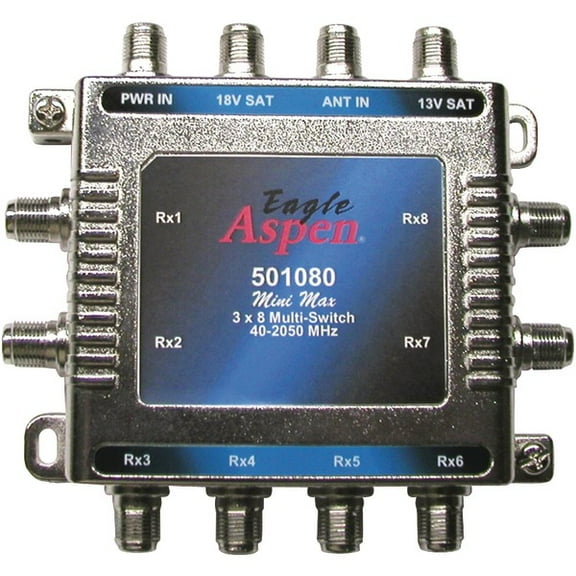 Eagle Aspen 501080 3-in X 8-out Multiswitch With Optional Supply Port