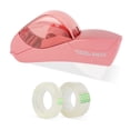 thumbnail image 1 of Eagle Automatic Adhesive Tape Dispenser, Portable with Safety Blade, 2 Rolls of Tape Included, for Office, Home, Packaging, DIY, Flamingo Pink, 1 of 11