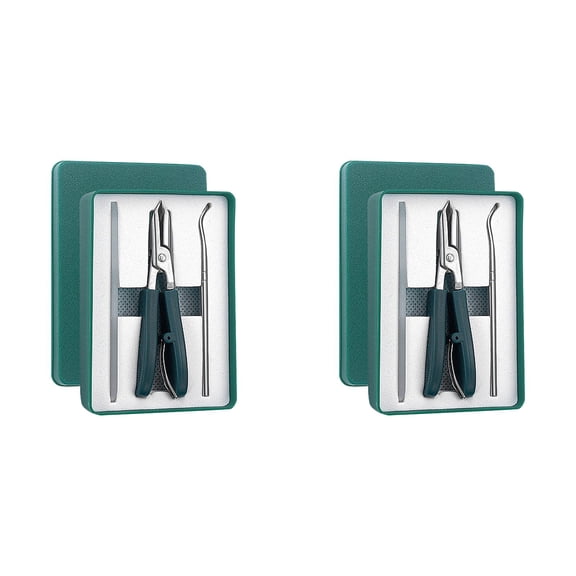 Eagle Beak Nail Clipper, Ultra-Sharp 3 Piece Nail Clipper Set, Household Multifunctional Trimmer with Angled Narrow Mouth for Thick Nails, Fingernails & Toenails Care