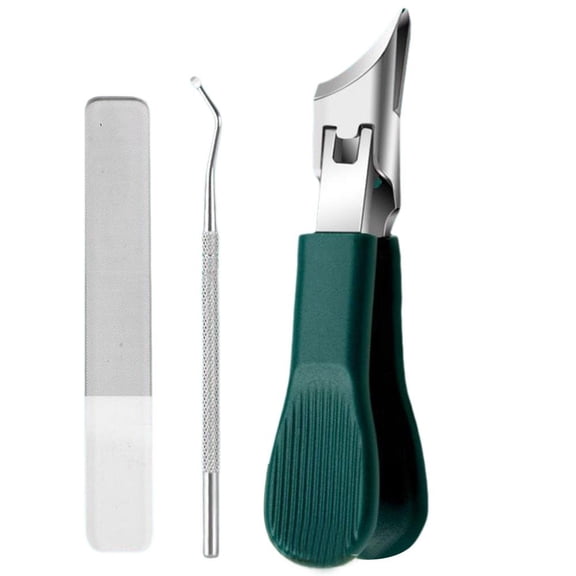 Eagle Beak Nail Clippers for Thick Nails - Wide Jaw Opening, Long Handle Ingrown Toenail Tool for Seniors & Podiatry Care, Stainless Steel