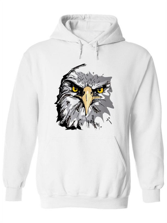 Eagle Beautiful Drawing Hoodie Women -Image by Shutterstock, Female Small