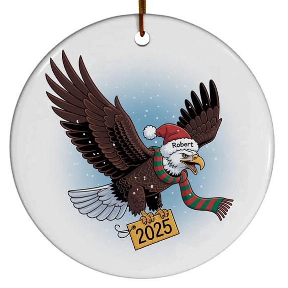Eagle Bird Christmas Ornaments 2025, Eagle Birds Christmas Ornament Gift for Family Friends Besties, Unique Bird Eagle Christmas Ornaments