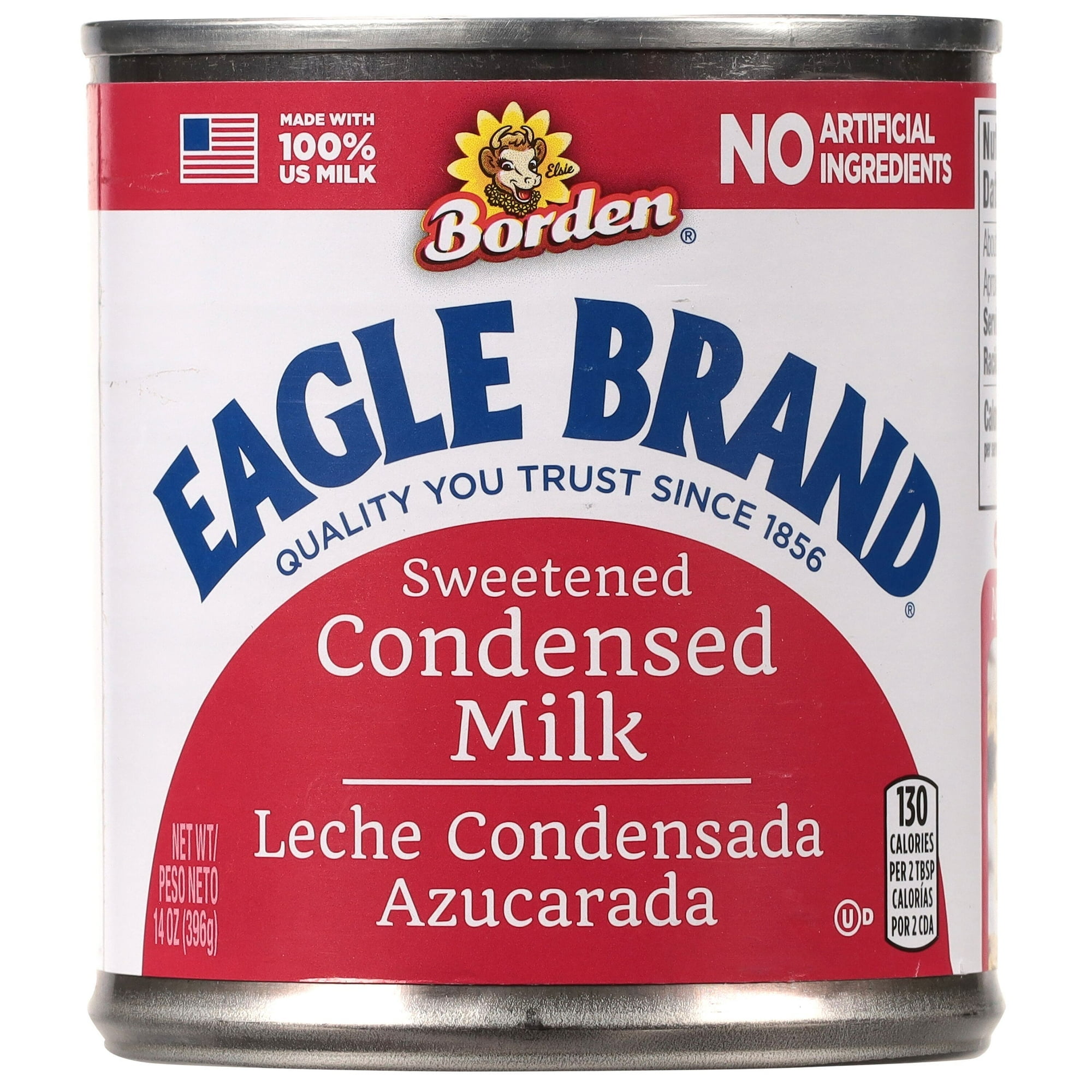 Eagle Brand Sweetened Condensed Milk, 100% US Milk, Gluten Free, 14 fl oz Can pack of 1