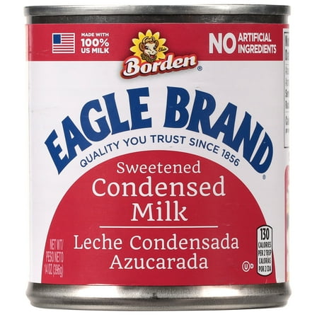 Eagle Brand Sweetened Condensed Milk, 100% US Milk, Gluten Free, 14 fl oz Can