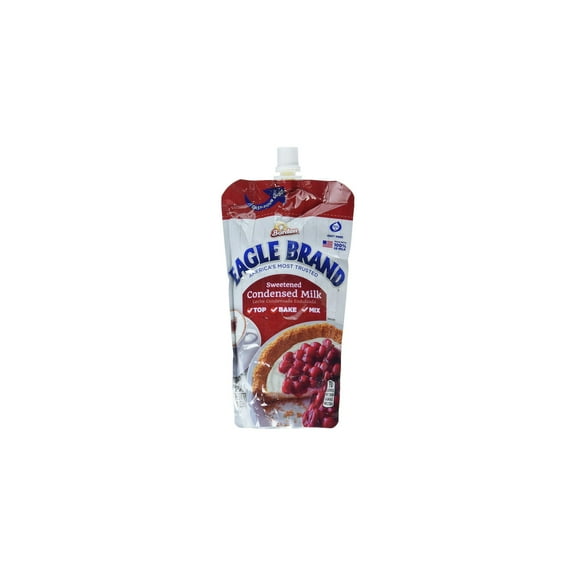 Eagle Brand Sweetened Condensed Milk Pouch 14 fl oz (Pack of 8)