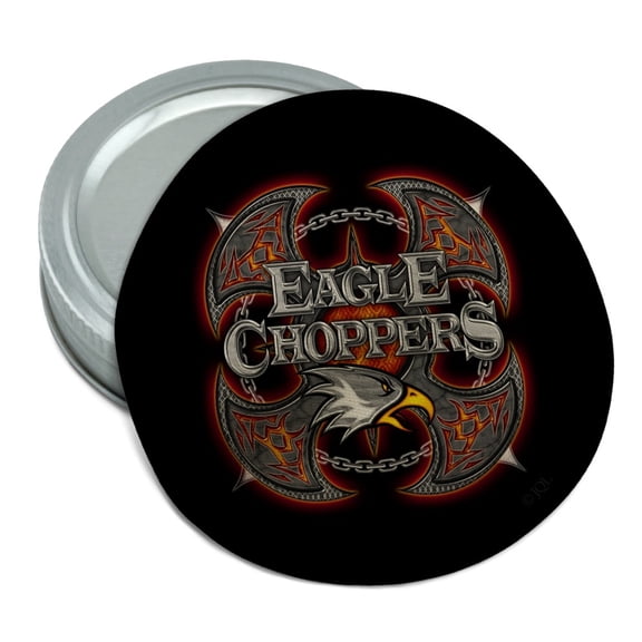 Eagle Choppers Motorcycle Biker Club Round Rubber Non-Slip Jar Gripper Lid Opener