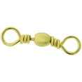 thumbnail image 1 of Eagle Claw 01011-005 Barrel Fishing Swivel Size 5 Brass 6Per Pack, 1 of 2