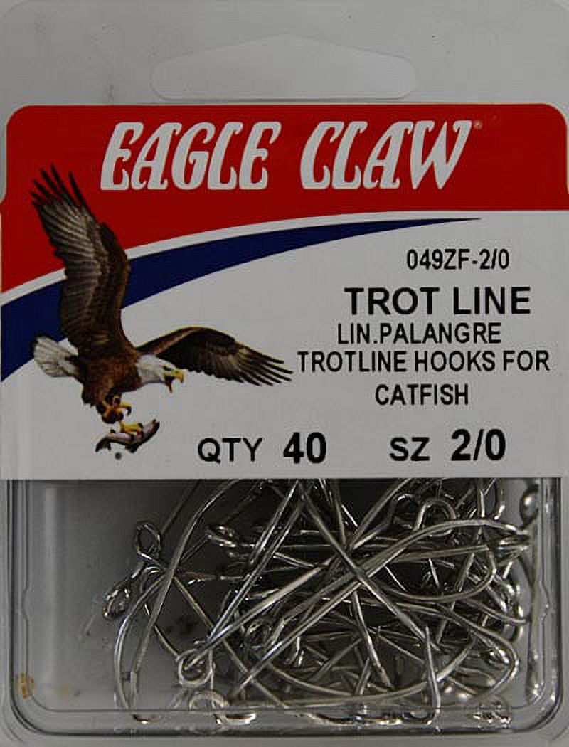 Eagle Claw 049ZF3-2/0 Limerick Trot Line Hooks, Size 2/0