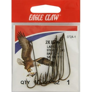 Eagle Claw Plain Shank DE Offset, Bronze, 4/0, (084AH-4/0)