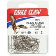 thumbnail image 1 of Eagle Claw 085FH-2 Plain Shank Size 2, 50 Hooks, 1 of 5