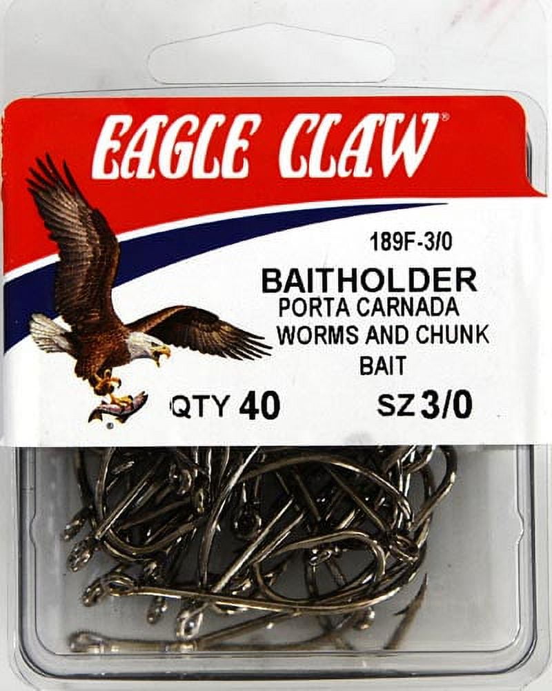 Eagle Claw Snelled Baitholder Hooks