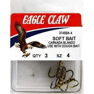 Magic Catfish Bait Magic Bait SS Spring Hooks, Size 6, 3 Ct