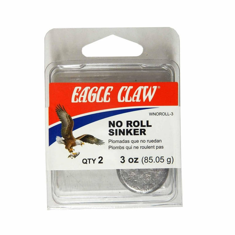 Eagle Claw No Roll Sinker Fishing Weight