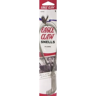 Eagle Claw 420NWH-4/0 Nylawire Snelled Hook Size 4/0 2x Long