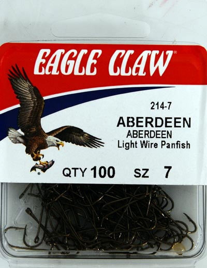 Eagle Claw 214-10 Aberdeen Hook, Bronze, Size 10 