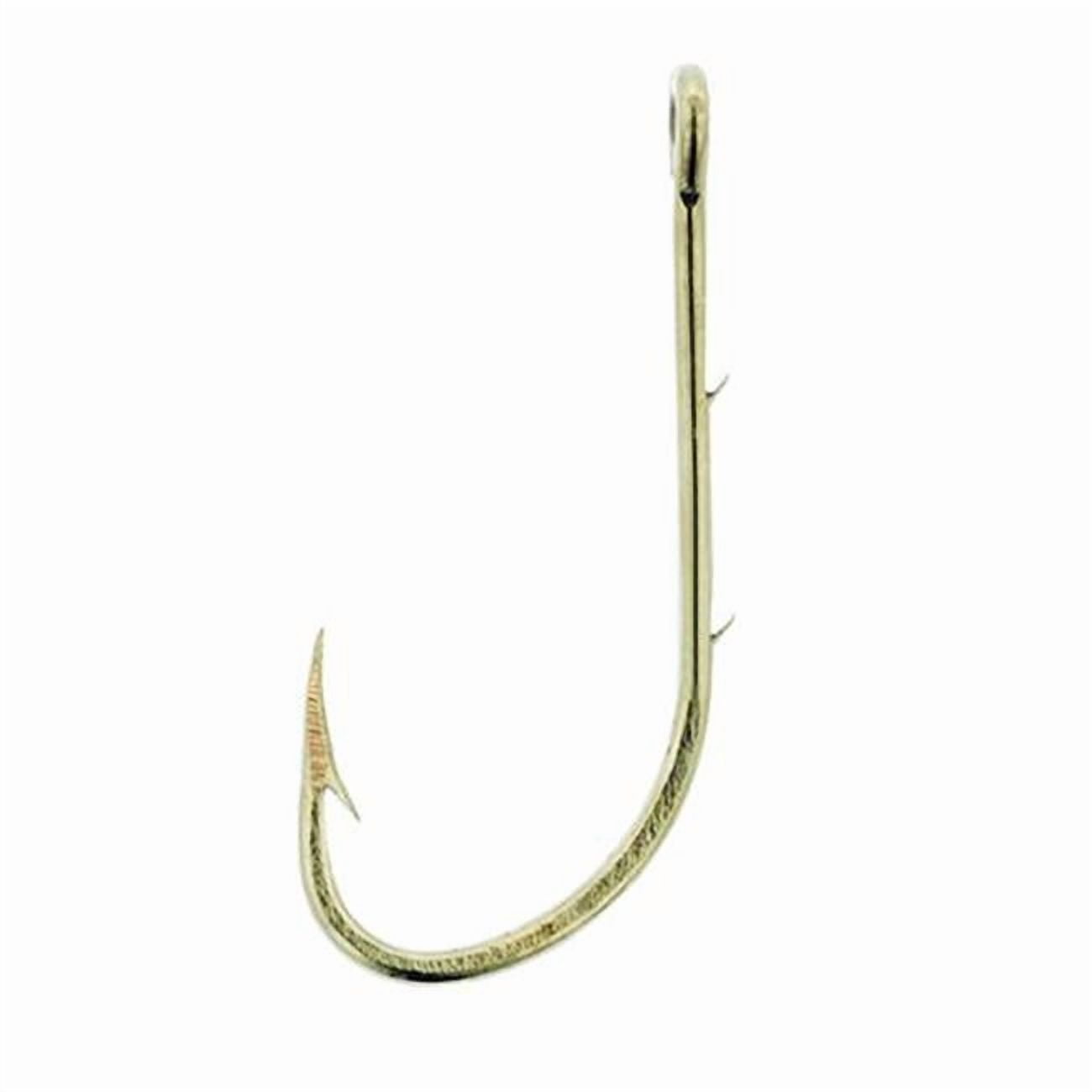 Eagle Claw  Baitholder 2 Slices Offset Hook- Bronze - Size 8