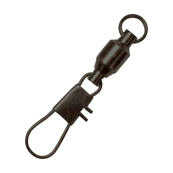 Eagle Claw Ball Bearing Swivel with Interlock, Nickel, Size 3, 3 Pack