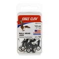 thumbnail image 1 of Eagle Claw Ball Head Fishing Jig, Black with Bronze Hook, 1/4 oz., 10 Count, 1 of 7