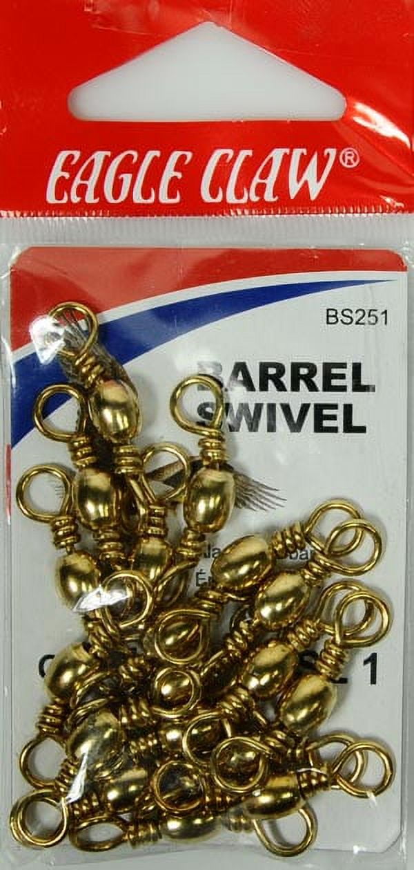 Eagle Claw Barrel Swivel, Brass