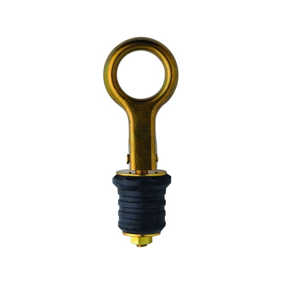 Eagle Claw Boat Drain Plug with Snap Handle BADPSP