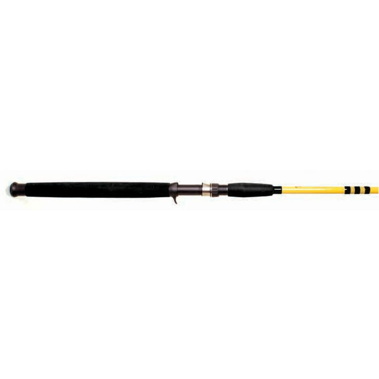Eagle Claw Catclaw Casting Rod, 8' Length. 2Piece Rod, Medium/Heavy Power,  Yellow