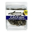 thumbnail interactive-video image 1 of Eagle Claw Catfish Fishing Hooks Assortment Clam, 40 Pieces, 1 of 5