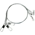 thumbnail image 1 of Eagle Claw Clear/Bright Heavy Duty 12" Wire Leaders 3-Pack - 30 lb Test, 1 of 3