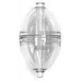 thumbnail image 1 of Eagle Claw Clear Spin Floats 2" Water Weighted 2 Per Pack, 1 of 1
