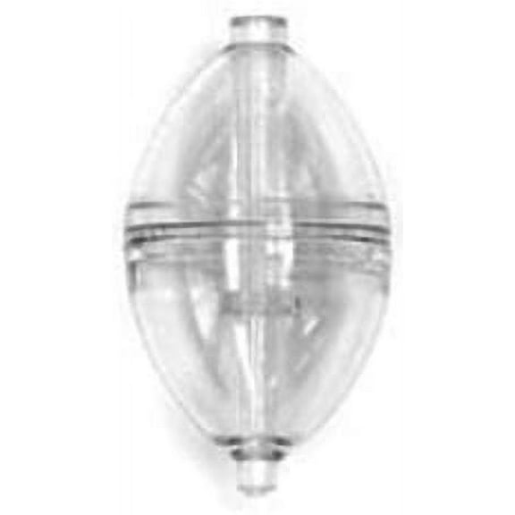 Eagle Claw Clear Spin Floats 2" Water Weighted 2 Per Pack