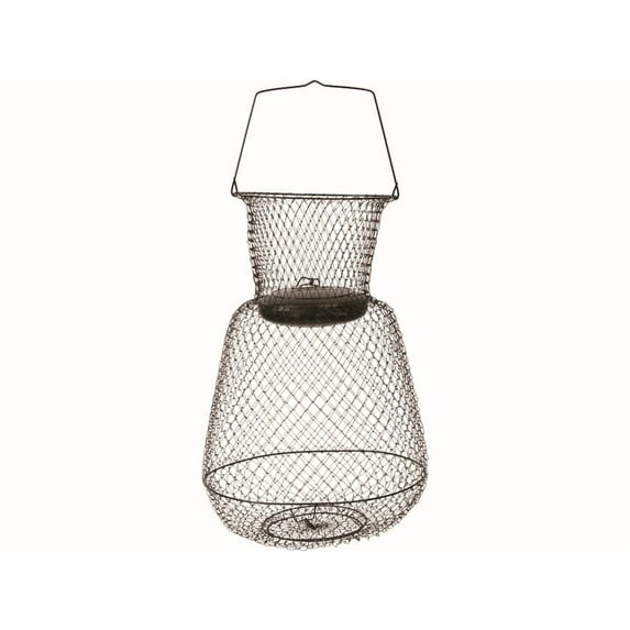 Eagle Claw Collapsible 2 Door Anodized Wire Floating Fish Basket Trap