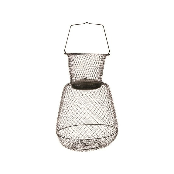 Eagle Claw Collapsible 2 Door Anodized Wire Floating Fish Basket Trap