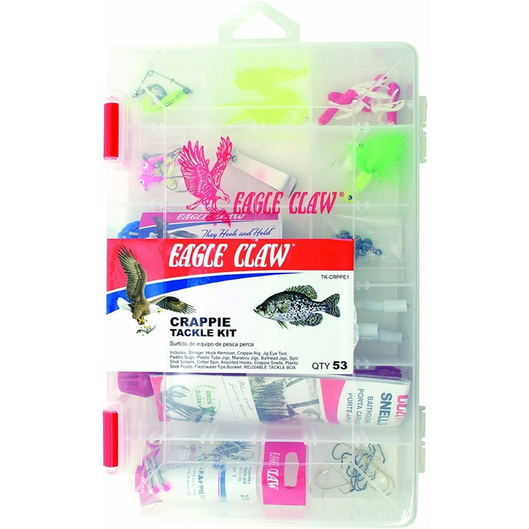 Eagle Claw Crappe Tackle Kit 53 Pieces 