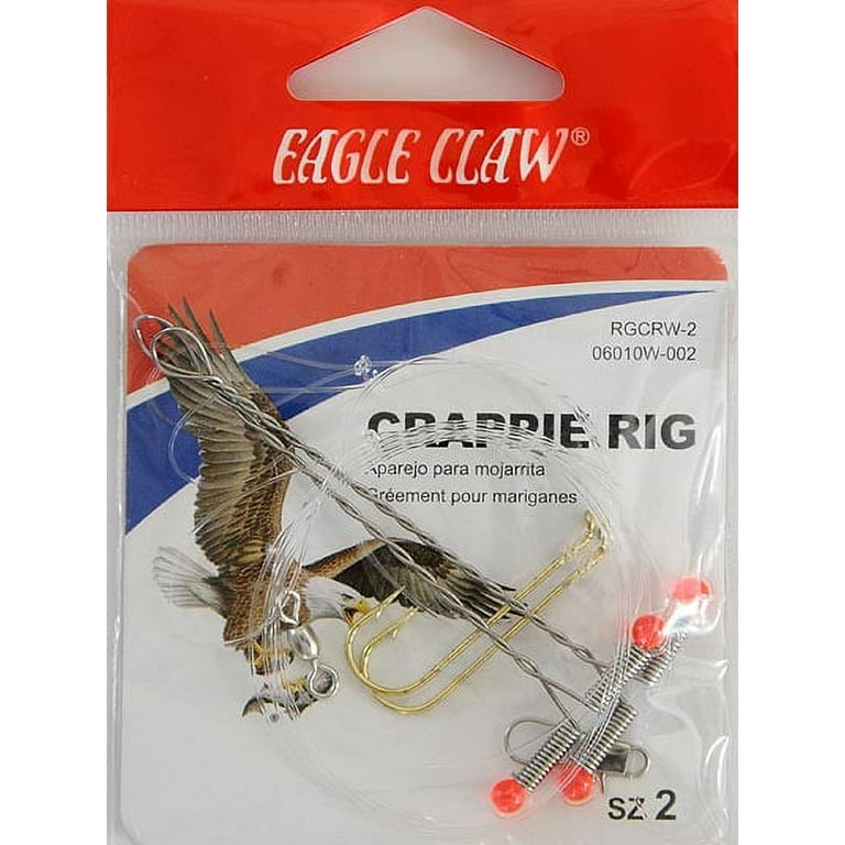  Eagle Claw Crappie RIG-1/0 : Fishing Bait Rigs : Sports &  Outdoors