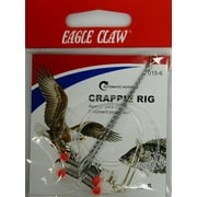 Eagle Claw Crappie Rig, Gold, Size 6